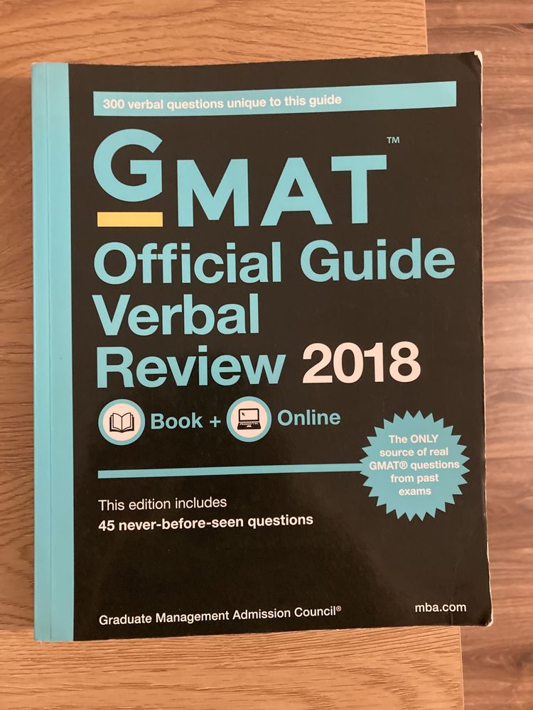 GMAT Official Guide Verbal 2018