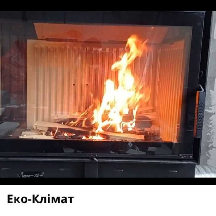 Сталева Камінна топка XFire - Corner L/R 800. Камін.Доставка.