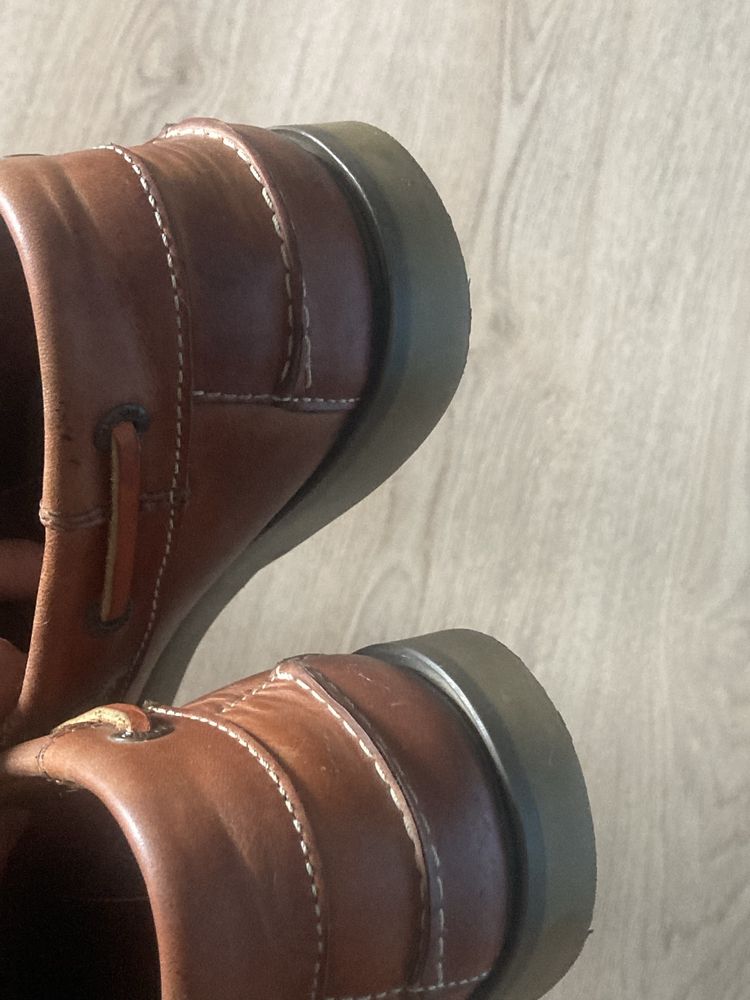 Camel active топсайдери 40 41 25.5 кожа timberland