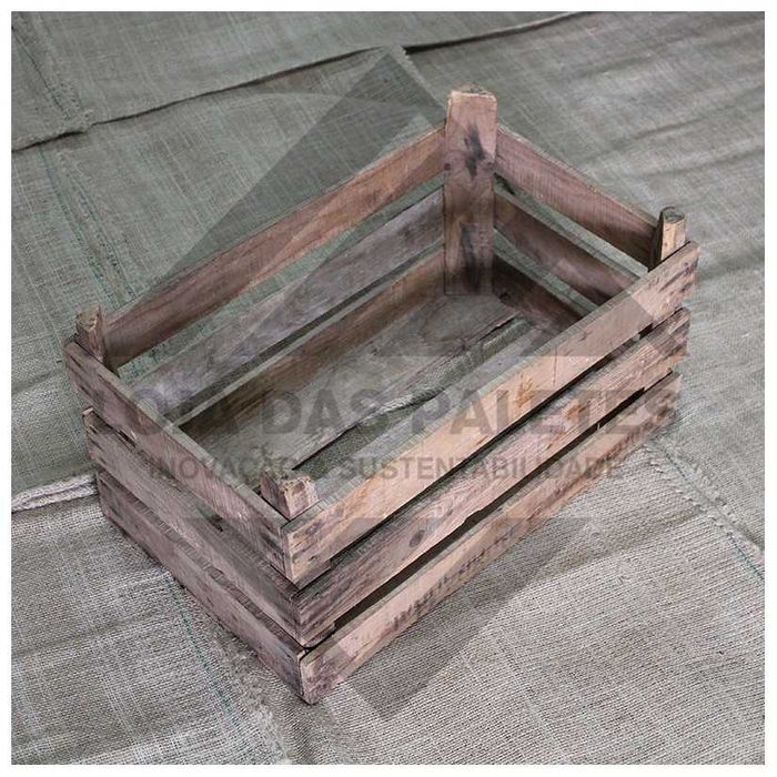 Caixas de Fruta Antigas em Madeira Para decoração