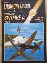 Model kartonowy Spitfire Ia Haliński