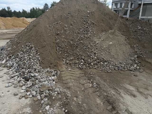 Sprzedam czysty gruz/kruszony beton – możliwość dostawy