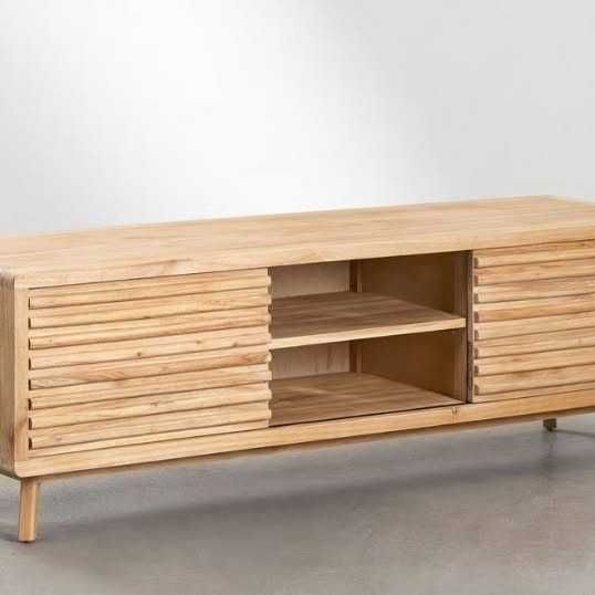 Móvel de TV de madeira Deleyna Sklum