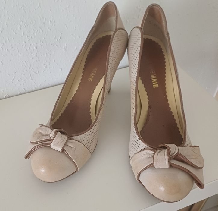 Solo Femme buty skóra