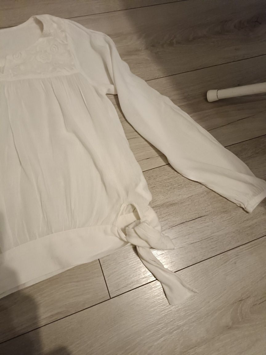 Bluza biała H&M rozmiar 152