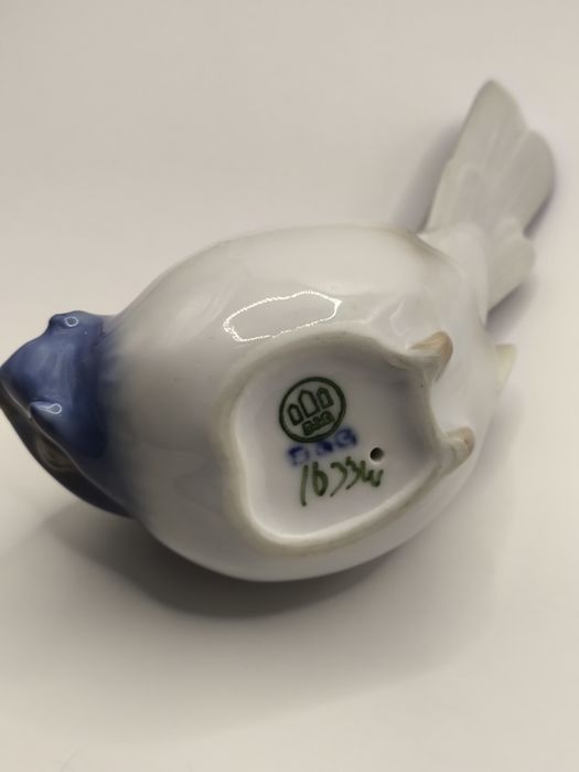 Figurka z porcelany ptak BG vintage Bing & Grondahl Grondahl sikorka