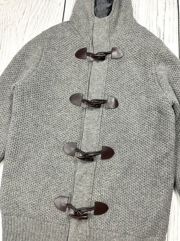Tommy Hilfiger Wełniana Bluza Rozpinana z Kapturem Damska Logowana r.