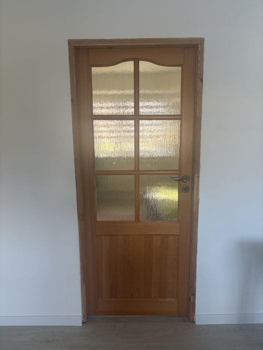 Drzwi drewniane super stan 80 prawe