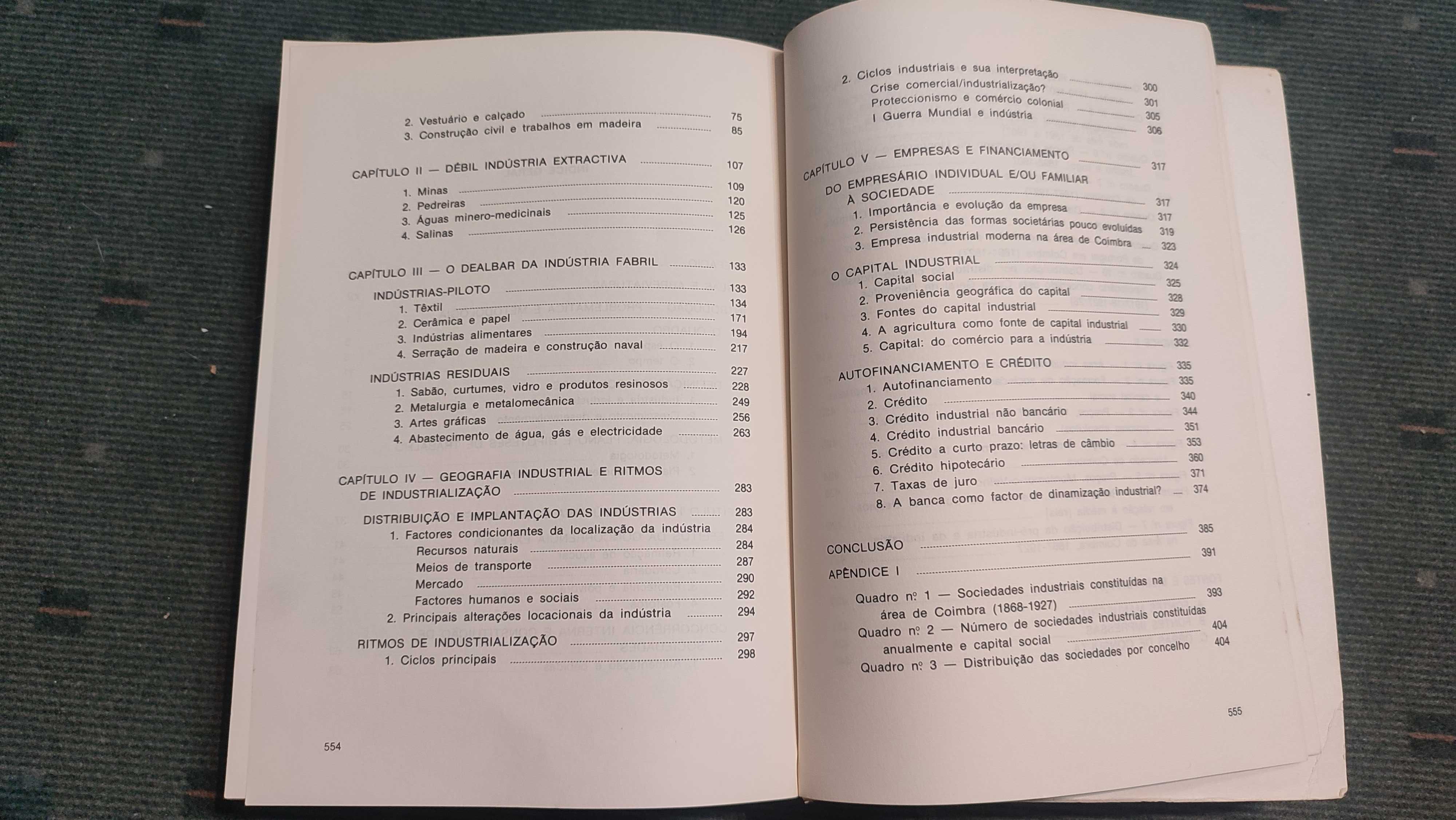 A Área Económica Coimbra Estrutura Desenvolvimento Industrial 1867/27