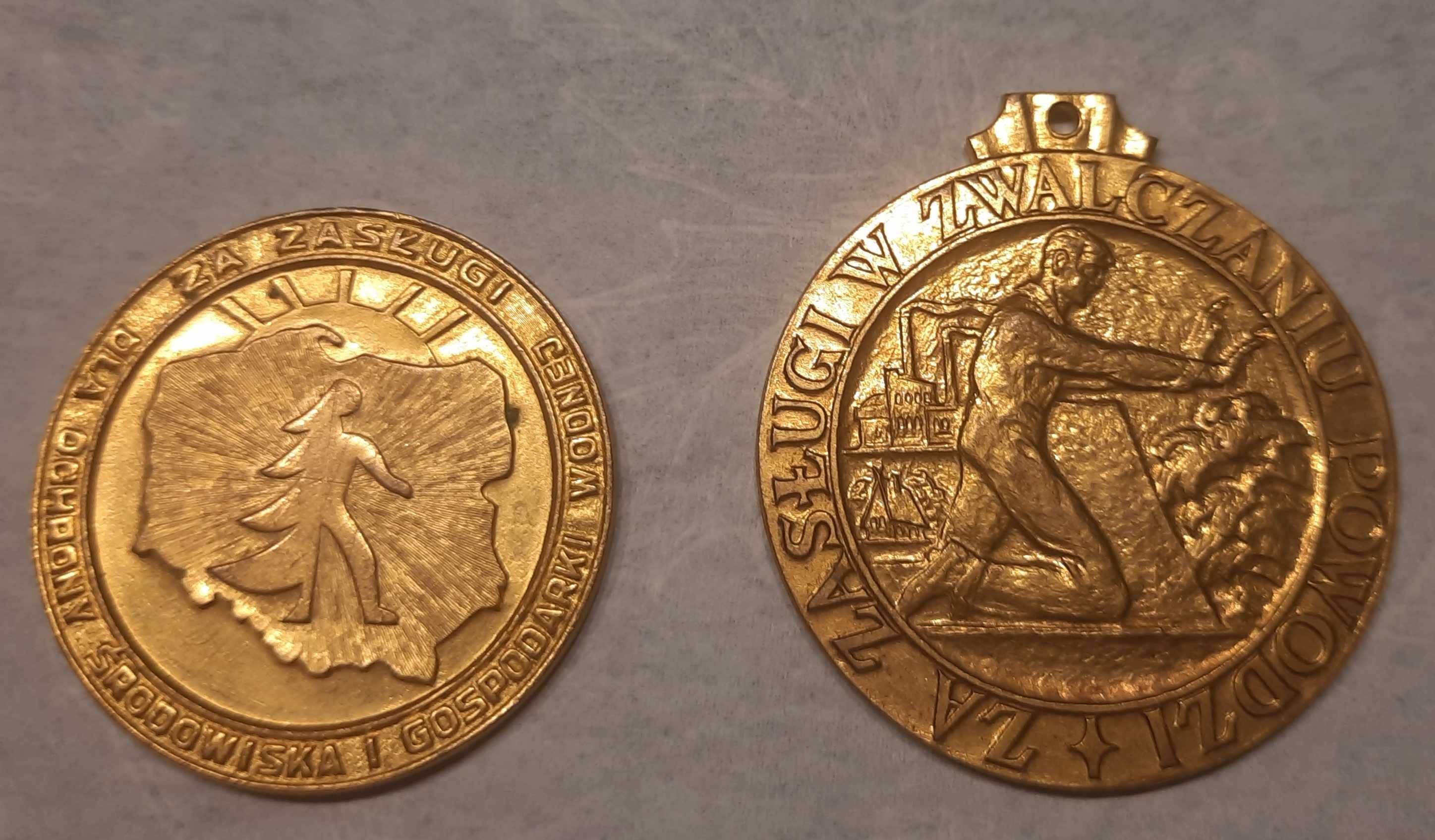 Medal,odznaczenie,plakieta . Za Zasługi w Zwalczaniu Powodzi.