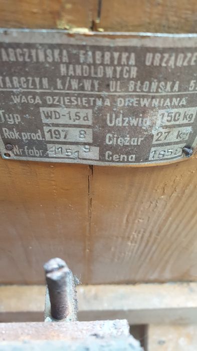 Waga towarowa rolnicza