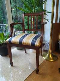 Krzesła drewniane KRÓLEWSKIE retro Vintage barokowe