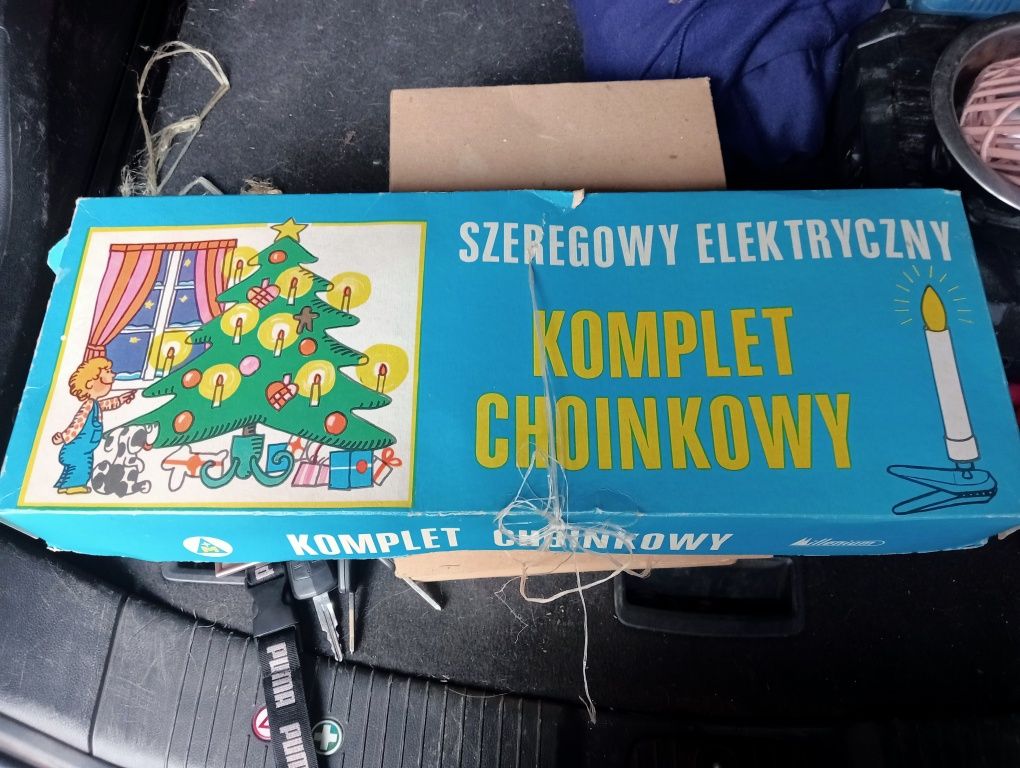 Lampki choinkowe z PRL
