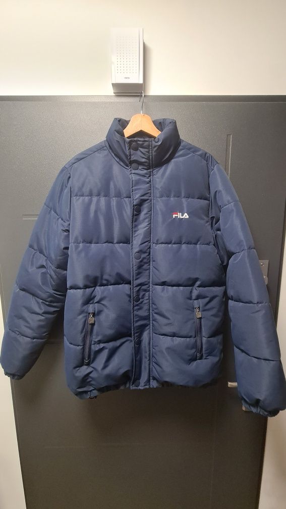 FILA granatowa kurtka zimowa rozmiar M