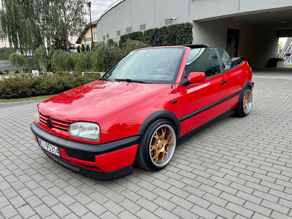 Volkswagen Golf Cabrio! 1.8 90km! Gwint Borbet! Pewne Auto!