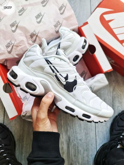 !SALE! Nike Air Max Plus TN White/Black 37 38 39 40 41 42 43 44 45 46