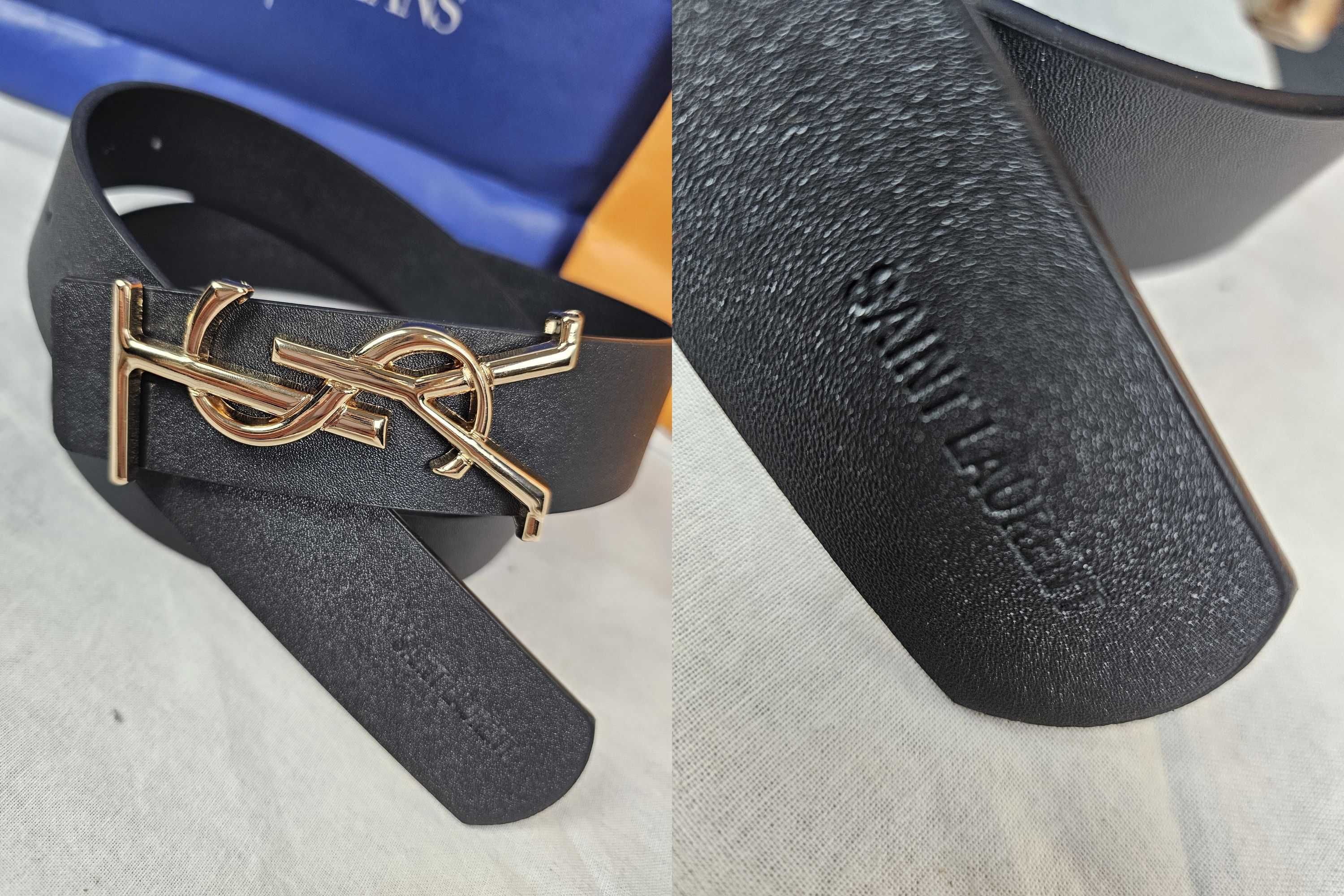 Pasek Celine Ysl Hermes paski logowane
