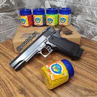 Детский Пистолет на пластиковых пульках Кольт + 1000 Пуль В комплекте