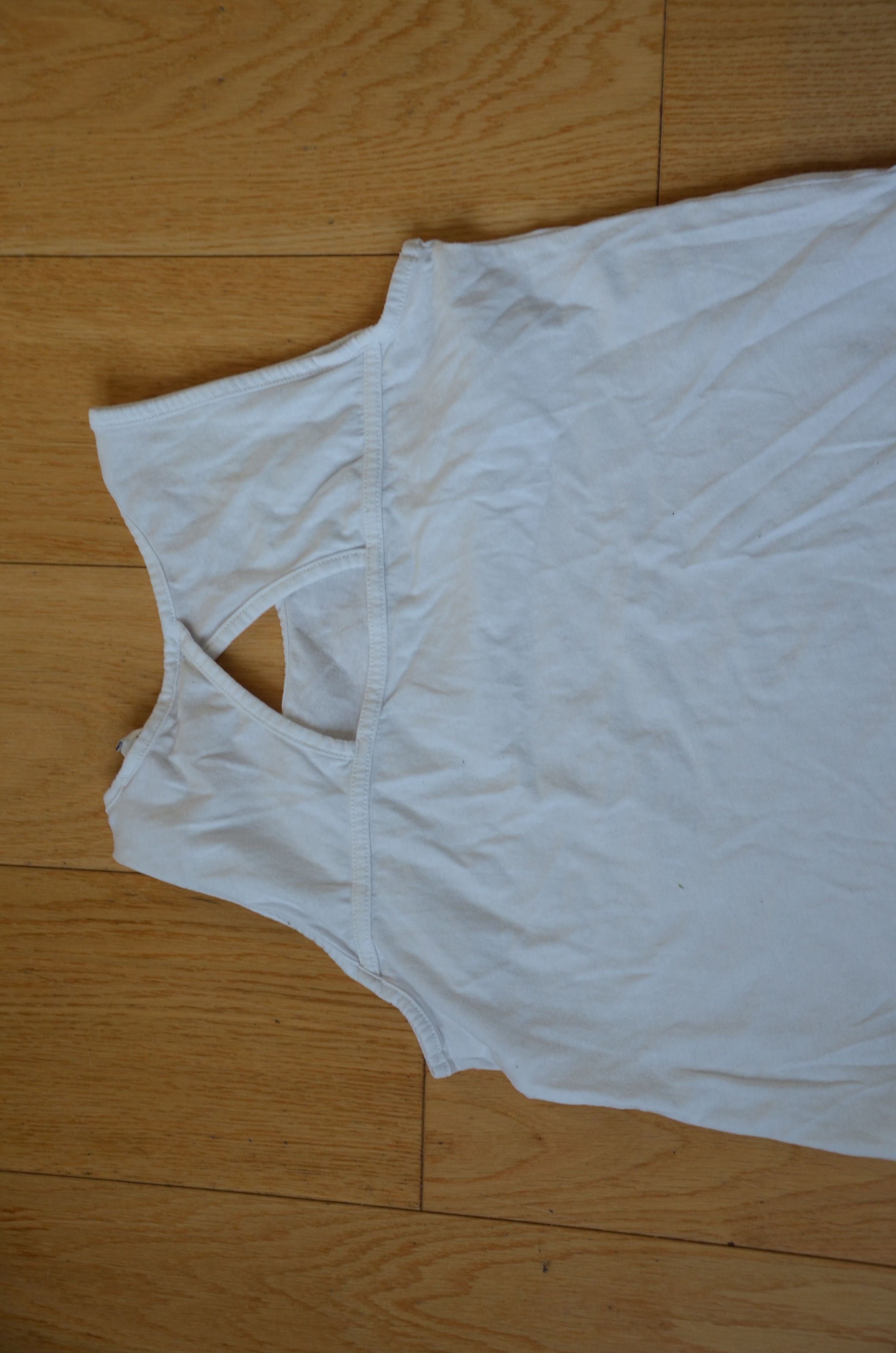 t-shirt damski Tommy Hilfiger r. 164 biała na ramiączka