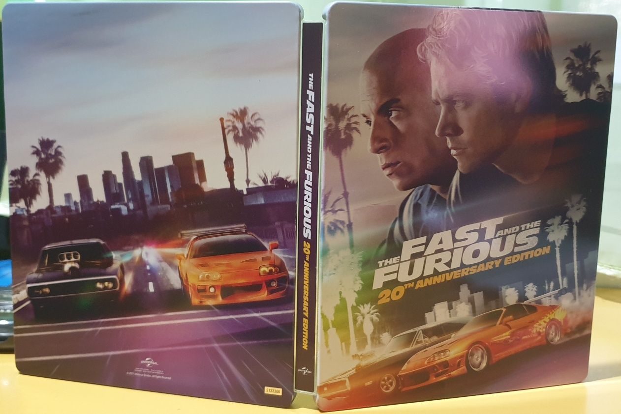 Форсаж The Fast and Furious 20th Anniversary Edition 4k blu ray  with