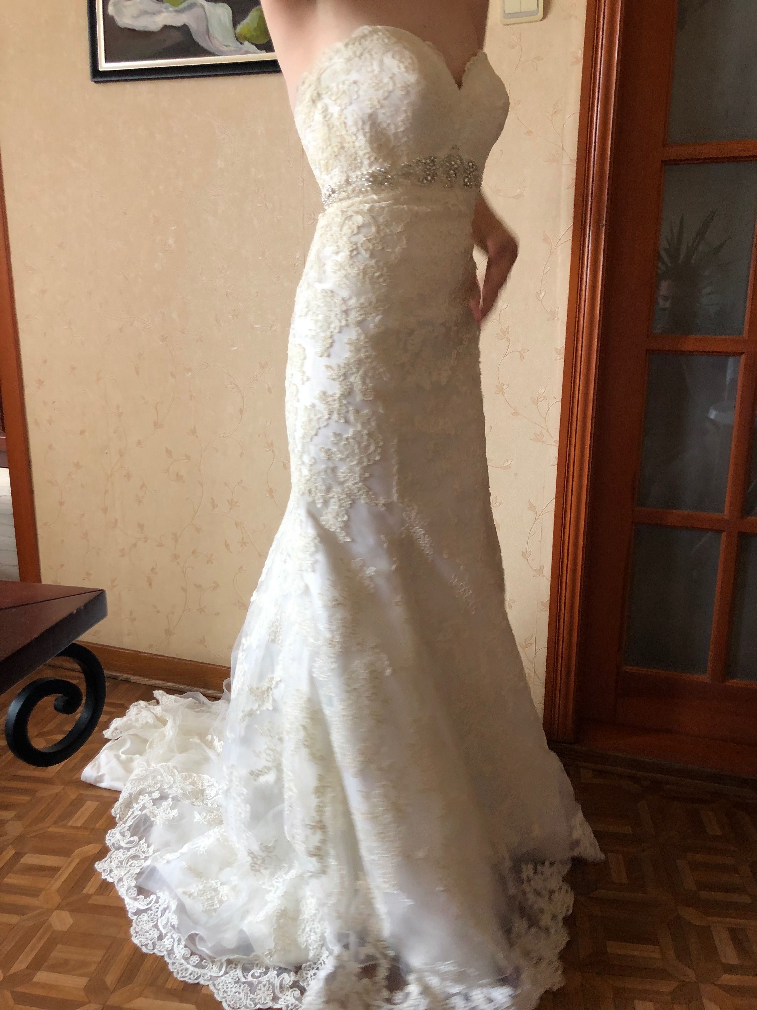 Свадебное платье айвори Diane Legrand/S