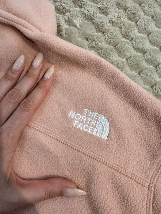 Оригінальна фліска the north face в красивому пудровому кольорі