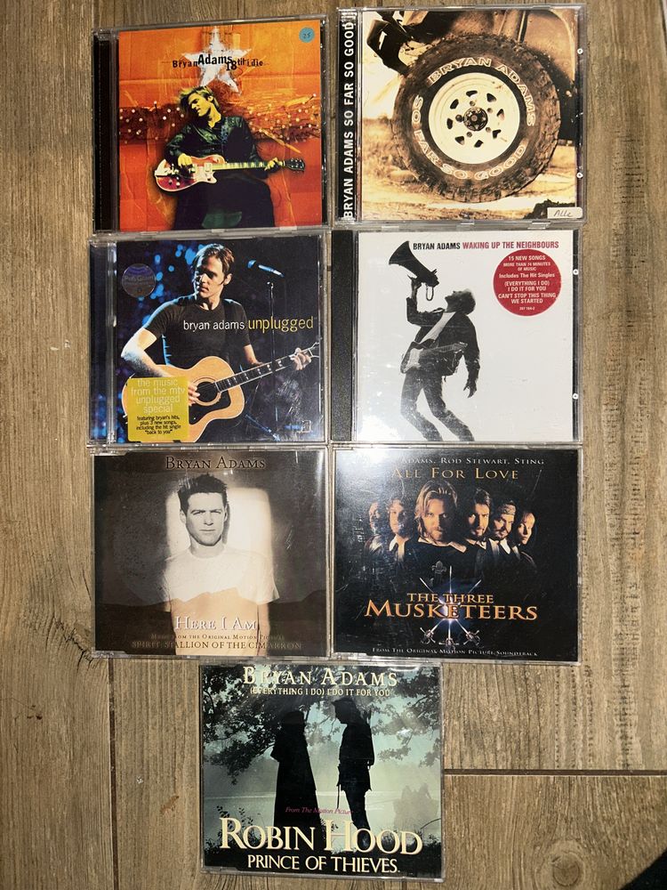Bryan Adams 7 płyt CD oryginalne stan bdb cena za komplet