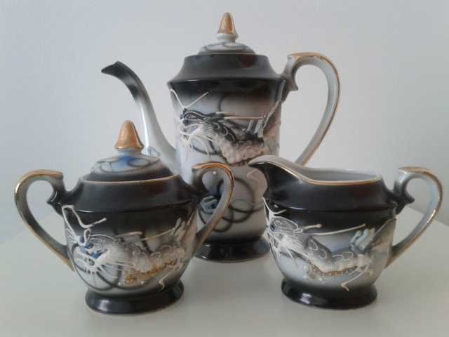 Serviço de café Japonês 15 peças Vintage