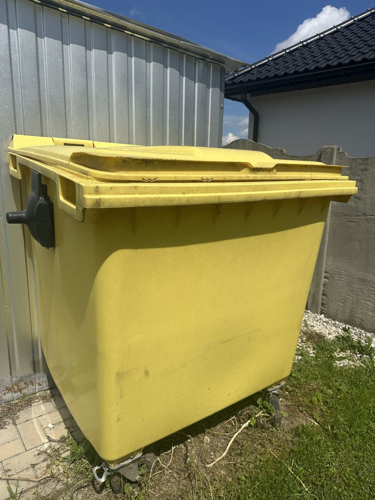 Pojemnik kontener na śmieci na kołach