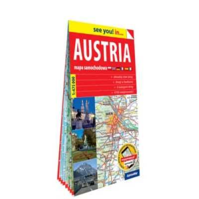 See you! in... Austria. Mapa samochodowa 1:475 000 - praca zbiorowa