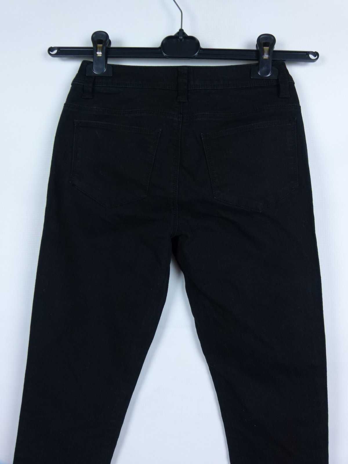 Denim Co spodnie rurki cienki dżins black 6 / 34