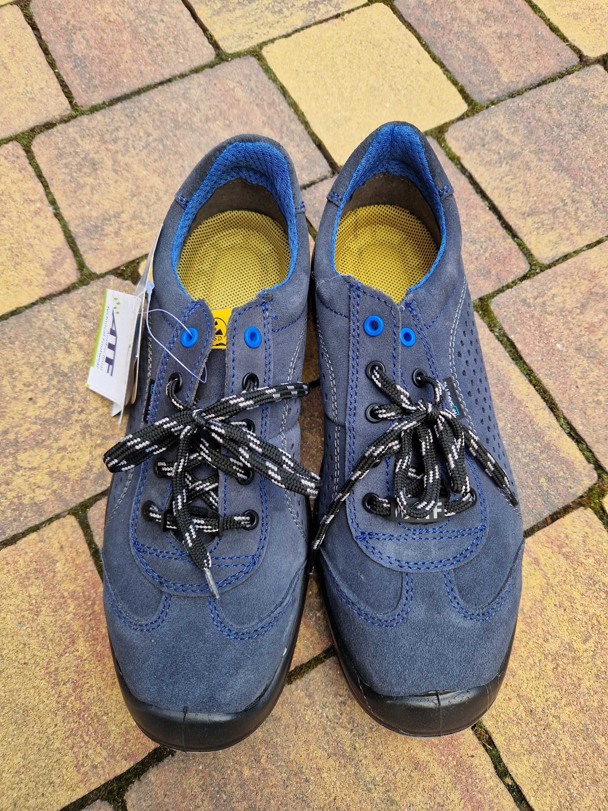 buty bezpieczne antypoślizgowe półbuty OPTIMO model S1P