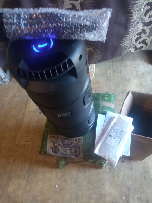 2 блютуз колонки с караоке