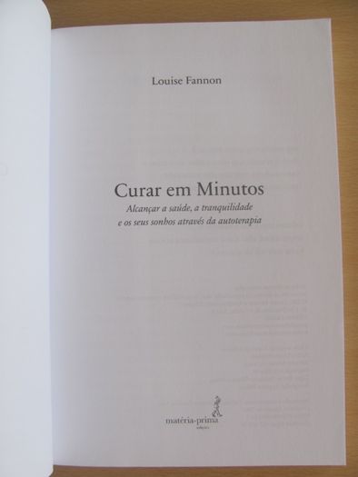 Curar em Minutos de Louise Fannon