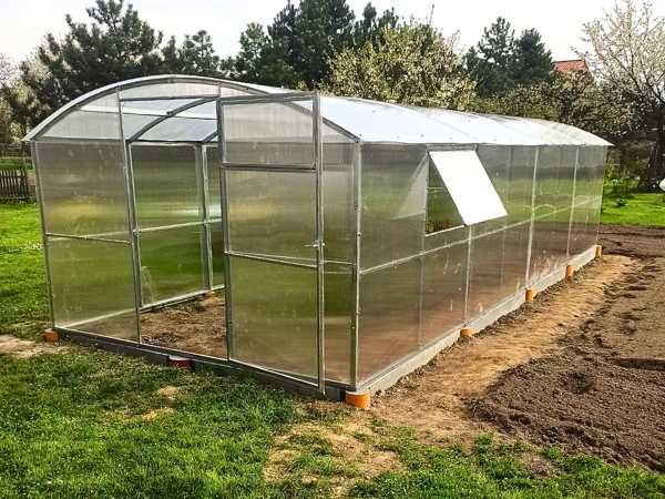 Szklarnia domek z poliwęglanu 6mm profil-40x20: 3x4 3x6 3x8 3x10 3x12