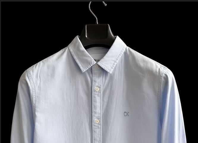 Calvin Klein koszula męska M – błękitna, bawełniana, nowa