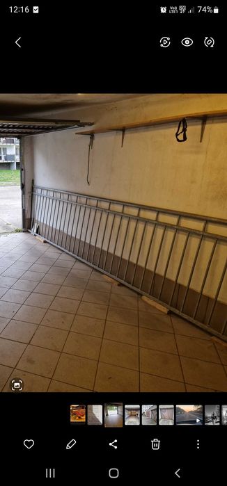 Balustrada balkonowa srebrna odbiór własny