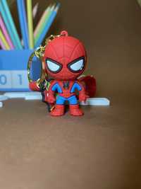 Брелок із супер героями (Человек паук, капитан Америка, Халк, Залізна)