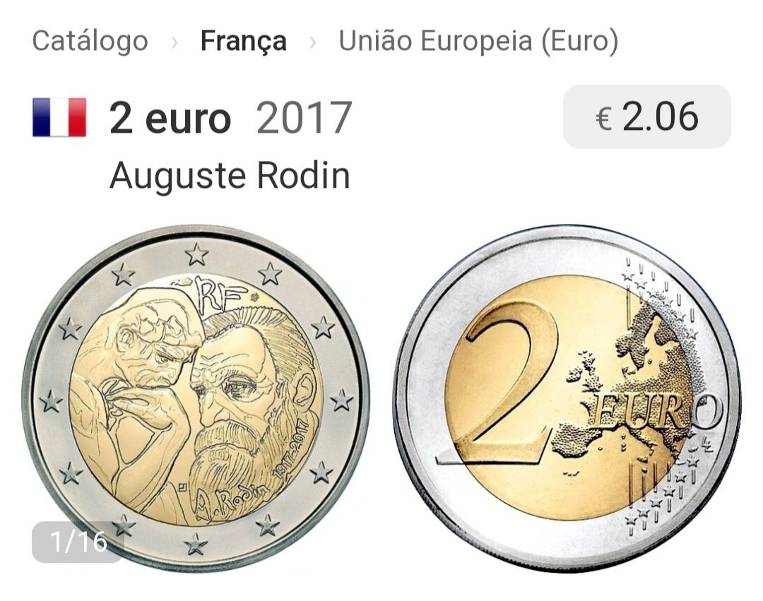 Moeda 2€, França 2017