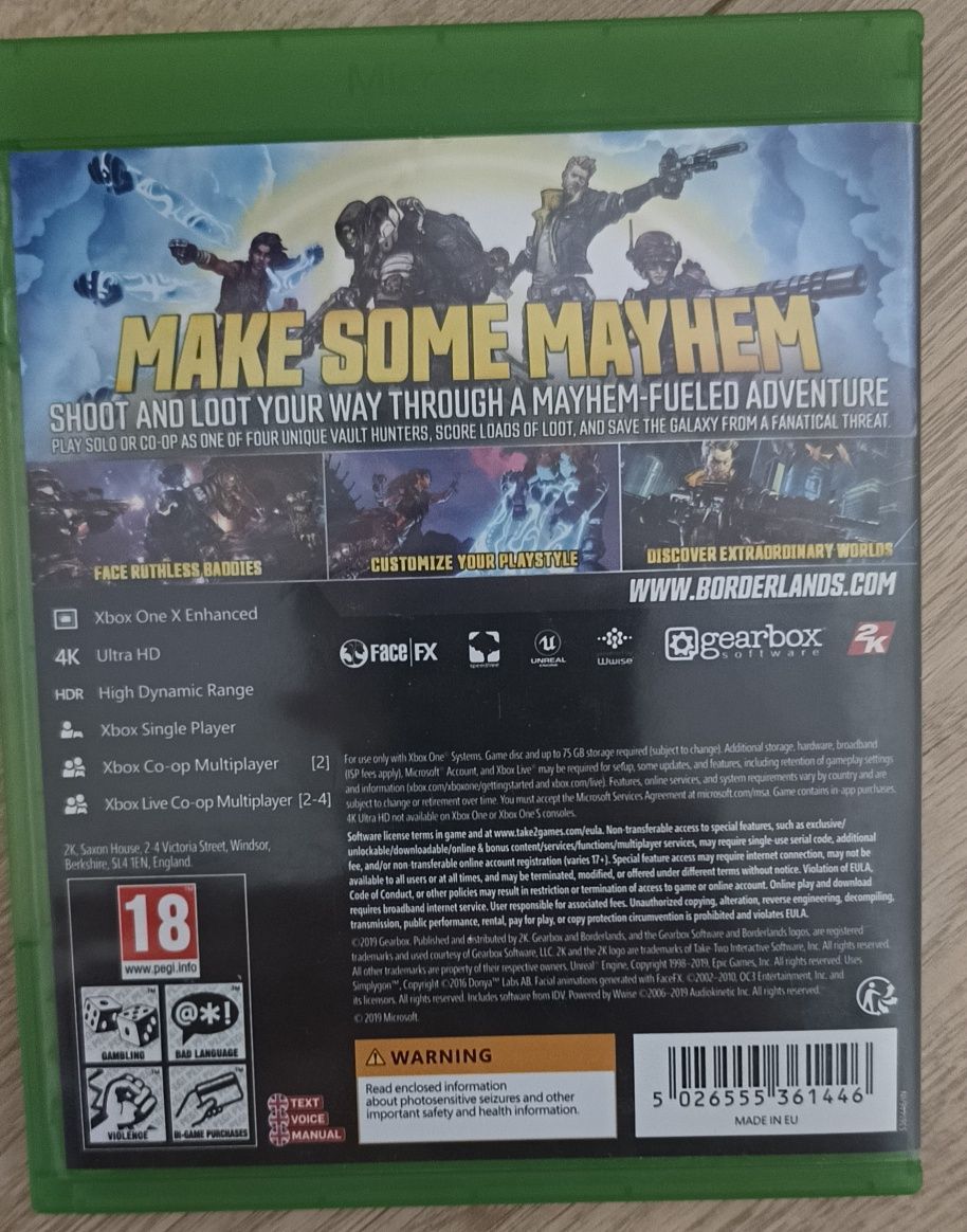 Borderlands 3 Xbox One/ Xbox Series X