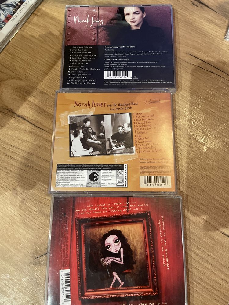 Norah Jones 3 płyty CD oryginalne stan bdb cena za komplet