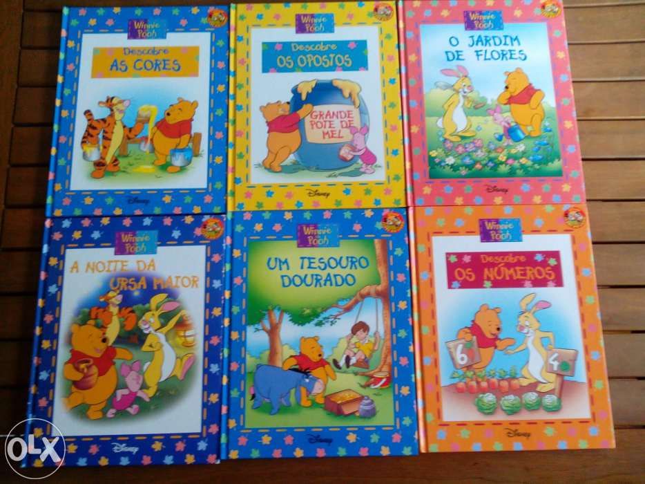 8 Livros infantis Winnie the pooh