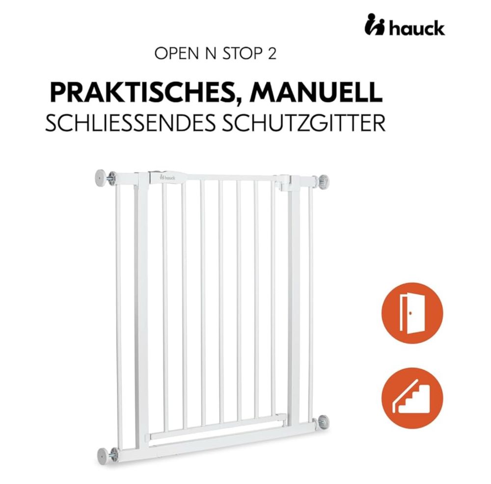 2 bramki zabezpieczające Hauck Open N Stop