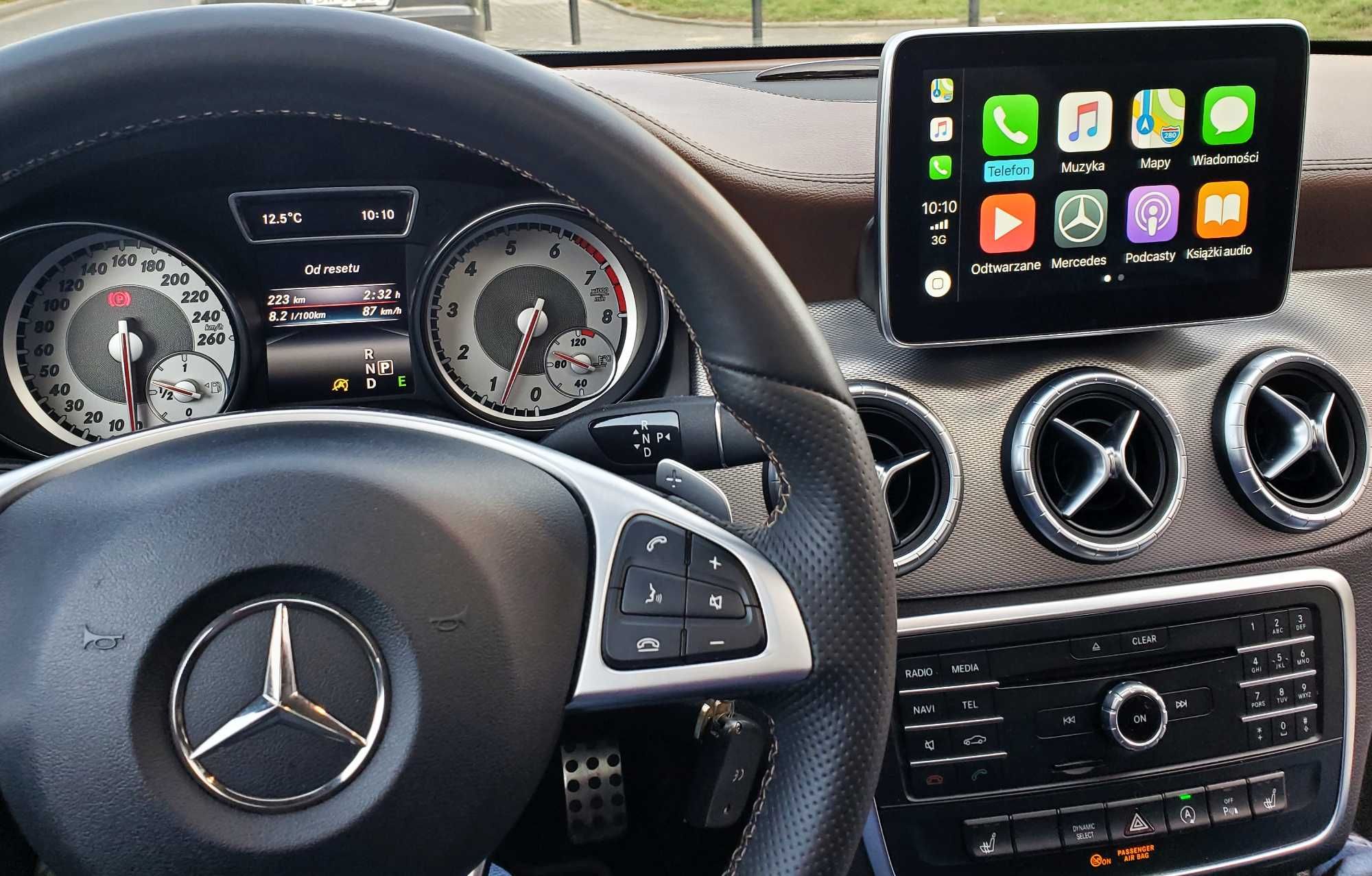 Mercedes CarPlay AndroidAuto W205 CLA GLA GLC GLE CLS Klasa A B C E
