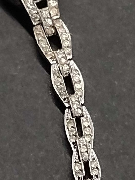 zegarek biżuteryjny z okolic 1935r w stylu Art-Deco