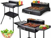 Grill Elektryczny 2400W 2w1 Zdejmowana Konstrukcja Do kuchni i Ogrodu