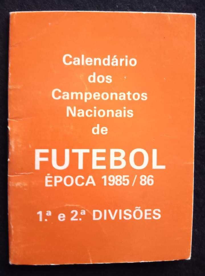 Calendário de jogos da época 85/86