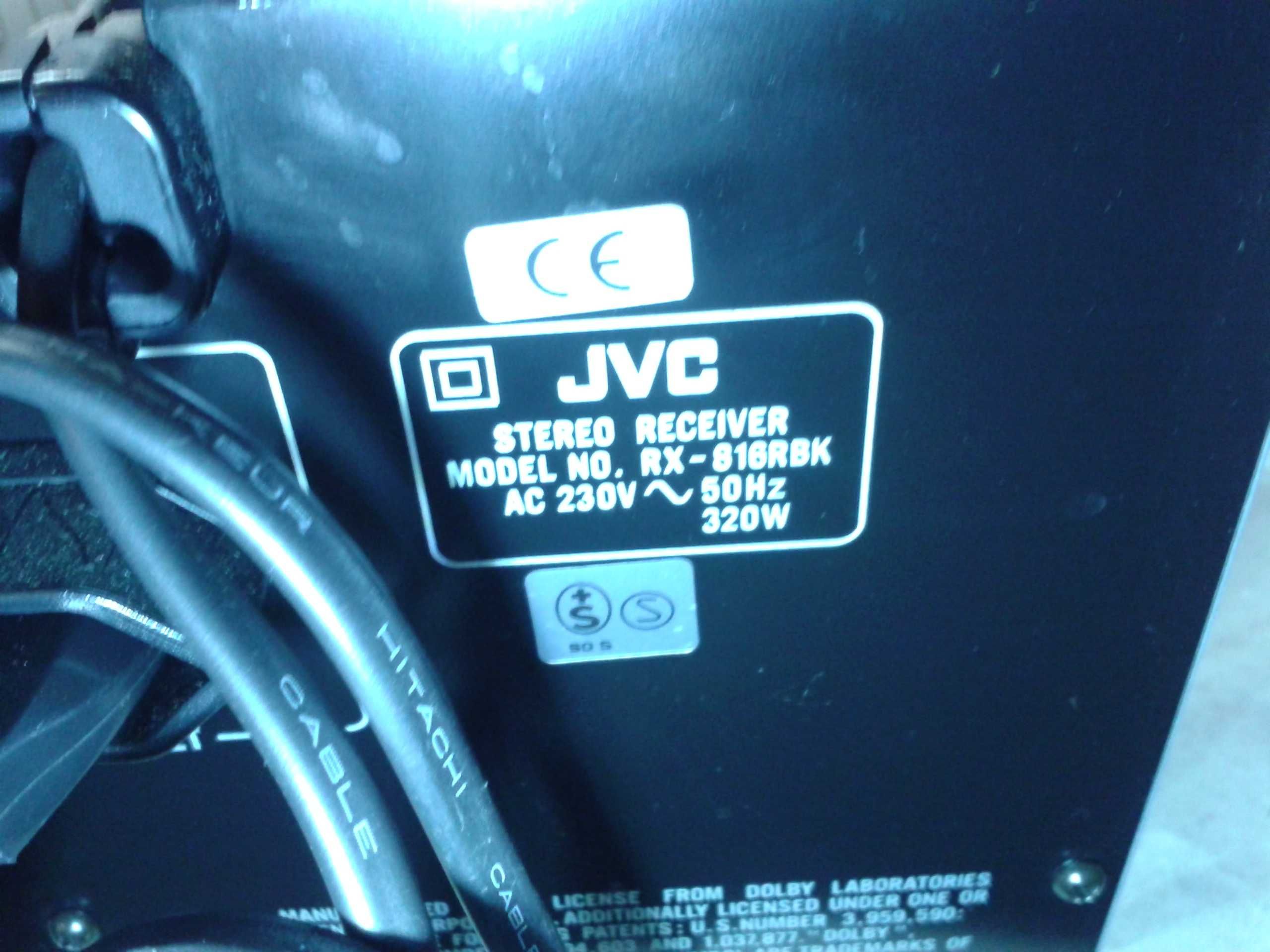 JVC RX-816 z pilotem od 616 Wzmacniacz amplituner na szer sankenach