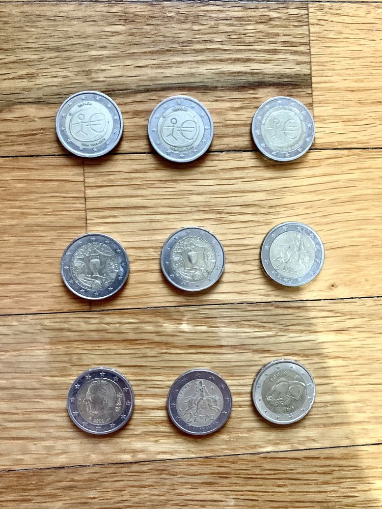 Moedas de 2 eur valiosas