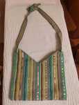 Bolsa tira colo verde de mulher